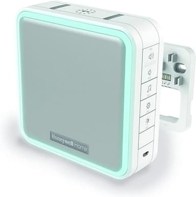 Honeywell Home Carillon LED portable, filaire ou sans fil DW915S série 9 (blanc) || avec 11 mélodies