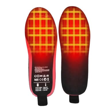Hogvinnatil Semelles Chauffantes,Télécommande Rechargeable Découpable Lavable | Insertions pour Chaussures Sécurisées,pour Hommes Femmes Extérieur Chasse Camping Ski Hiver Course
