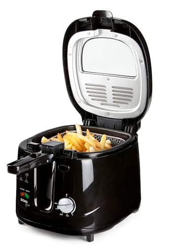 Domo DO-461FR Friteuse Noir 2,5 L en Plastique
