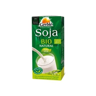 Gerble Soja Bio Lot de 12 boissons, sans sucre, 1 litre