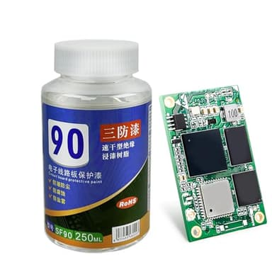 Vernis De Protection Pour L'électronique | Revêtement Conforme Imperméable Pcb 100ml/250ml | Séchage Rapide Pour Isolation Et Anti-Oxydation | Idéal Pour Réparation Carte Mère, LED Automobile