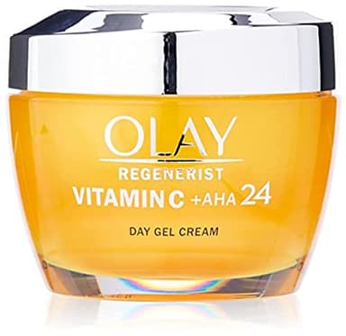 Olay Vitamin C + AHA24 Gel de jour pour le visage avec vitamine C, AHA et niacinamide pour un teint lumineux et uniforme 50 ml