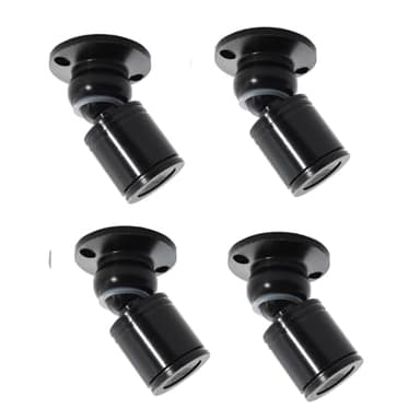 yeerockal Lot de 4 mini spots de plafond orientables à LED diamètre Ø 2 cm blanc chaud avec transformateur