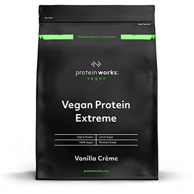 Protein Works - Protéine Végane Extrême | Mélange de vitamines ajouté | Qualité première | Shake de protéines végétales | 28 Servings | Crème Vanillée | 1kg
