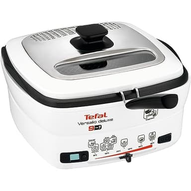 Tefal Versalio Deluxe 9en1, Multicuiseur friteuse, 9 modes de cuisson, minuterie, 180 degrés, anti adhésif FR495070