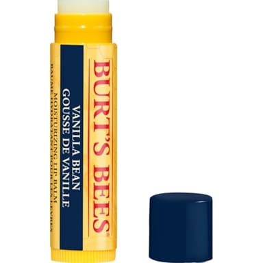 Burt's Bees Baume à lèvres à la vanille, baume hydratant à la cire d'abeille et à la vitamine E, 100 % d'origine naturelle, 4,25 g