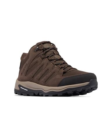 Columbia Chaussures imperméables Redmond IV Mid, conçues pour résister aux éléments, maille respirante, embout robuste, semelle intercalaire légère, adhérence supérieure - Hommes