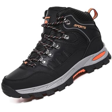 VTASQ Chaussures de Randonnée Antidérapantes pour Hommes Femmes Bottes Chaussures de Trekking Respirant Chaussure de Marche Noir 43EU