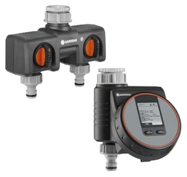 Contrôle Flexible de l'Irrigation + Connexion à Double Robinet