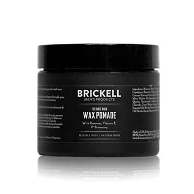 Brickell Men's Cire à Tenue Flexible pour Homme, Naturel et Bio, 59 ml, Parfumé