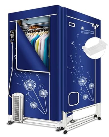 KASYDoFF Sechoir a Linge Electrique, 1600Watts & 170CM Séchoir à linge Etendoir Electrique Chauffant (Anion), Trois Couche Pliable Sèche-vêtements Numérique Pour Appartement ou Maison