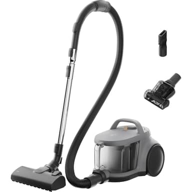 Electrolux, Animal 500, EL51A2UG Aspirateur sans Sac, Brosse Turbo spéciale Poils d’Animaux, Technologie cyclonique Anti-Bouchons, Filtration HEPA, Bac à poussière 2L, Rayon d’Action 9m, 78dB, Gris