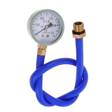SOPOTUTU Testeur de -Pression D'échappement avec Tuyau, Manomètre Automobile Haute Précision, Compatible Multiples Modèles, Diagnostic Système D'échappement, Outil de Test Solide