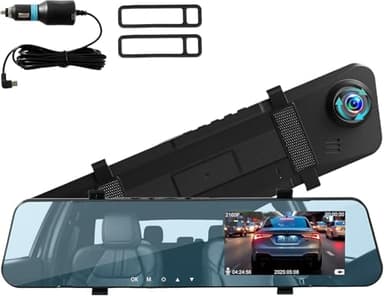 Dashcam Voiture 4K,Camera Embarquée Voiture,Vision Nocturne Infrarouge, Enregistrement en Boucle,Moniteur de stationnement,Grand Angle 170° Dashcam avec G-Capteur,Camera Voiture