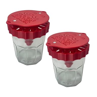 2 x Pièges Pro en Verre à frelons asiatiques Eco-recyclé, Lavable et Réutilisable