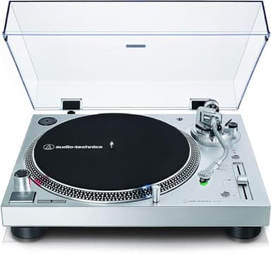 Audio-Technica LP120XUSBSV Platine Vinyle à Entraînement Direct (Analogue & Usb) Argent