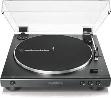 Audio-Technica LP60XBK Platine Vinyle Stéréo à Entraînement par Courroie, Entièrement Automatique Noir