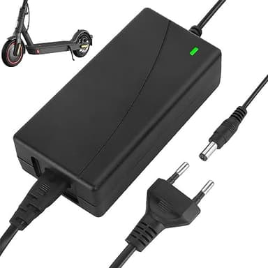 Fivtsme Chargeur Trotinette Electrique, Chargeur de Batterie 42v 36V 2A pour Trottinette Chargeur Universelle électrique Scooter DC 5,5 mm2,1 mm connecteur