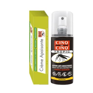CINQ SUR CINQ Promo Duo - 1 Crème Apaisante 50g + 1 Tropic Lotion Anti Moustiques 75ml