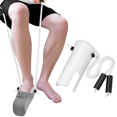 NINEMAX Enfile Bas De Contention Femme, Enfile Chaussette De Contention pour Personne Agee homme, Appareil pour Mettre Les Chaussettes, Aide Enfile-Chaussettes