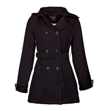 Breizh Ocean - Ciré Imperméable, du XS au 3XL, Création Française CARNAC, Trench Femme avec Capuche Amovible - Coupe vent, Impermeable et Manteau Femme avec Grande Taille Disponible