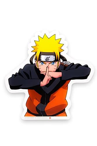 TEKNOFUN - Licence Naruto Shippuden - Neon Mural LED Naruto 40 cm - Décoration Lumineuse - câble USB (Inclus) - Livré avec 2 Supports -pour Enfants et Adultes - À partir de 14 Ans - 811601