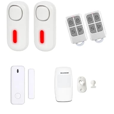 KIT Expert - Alarme sans Fil puissante prêt à Poser - 2 sirène déportée 120db - idéal Appartement Garage Box Cave sous Sol