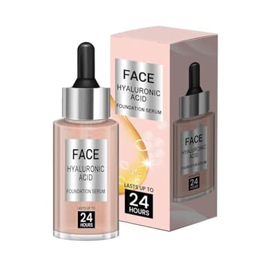 Le sérum fond de teint anti-âge à l'acide hyaluronique repulpe, raffermit et hydrate la peau. Il estompe les ridules et unifie le teint en un seul geste.