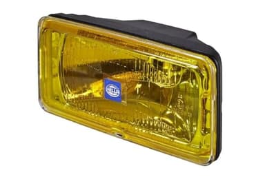HELLA 1Fd 005 700-431 Halogène-Projecteur Longue Portée - Comet 550 - 12V - Rectangulaire - Vissé - Disperseur À Motifs - Couleur Du Voyant: Jaune - Droite/Gauche