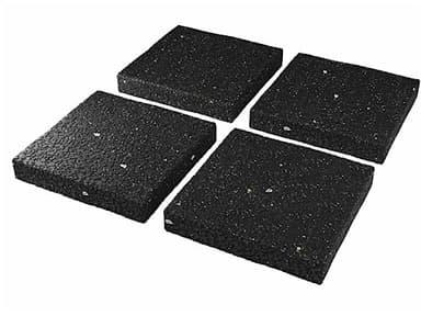 4 PIÈCES de Machines à Laver Coussinets de sous-Couche XXL Coussinets en Caoutchouc Amortisseur Anti-Vibrations Support sécurisé pour Meubles et armoires de sécheuse comme Tapis de laveuse