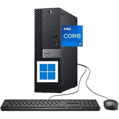 Dell 7050 SFF Ordinateur de Bureau, PC de Bureau Win11 7050, Intel Core i7-6700, 8GB RAM, 256GB SSD (Rénové)
