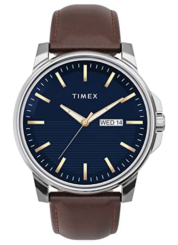 Timex Classic Premium Homme 45mm Bracelet Cuir Montre TW2V79200