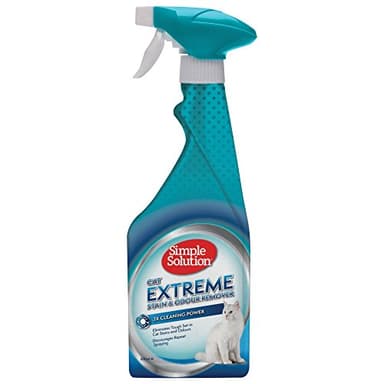 Simple Solution Extreme Enzymatique anti-odeurs et anti-taches pour chats , nettoyant 3X Pro-Bacteria - pack de 4 (2Ltr)