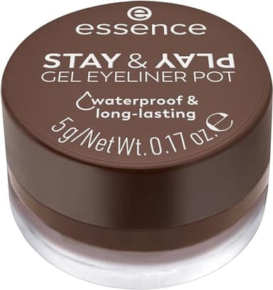 Essence - Eyeliner Gel Pot Stay & Play - 02 Brown