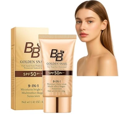 EHIOG BB Creme SPF 50, Creme Solaire Teintée Visage Hydratante, Correction du Teint et Protection Solaire, Anti-Imperfections, Pour Peaux Sèches et Mixtes, 40G