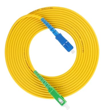 Headerbs Casqueur de Câble à Fibre Optique, Cordon de Patch de Cover en PVC pour Routeur et Modem, Perte d'insertion Faible, Transfert de Données Rapide, Compatible avec les Applications LAN à