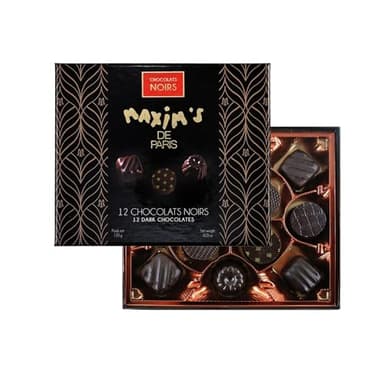 Assortiment exclusif - 12 chocolats noir