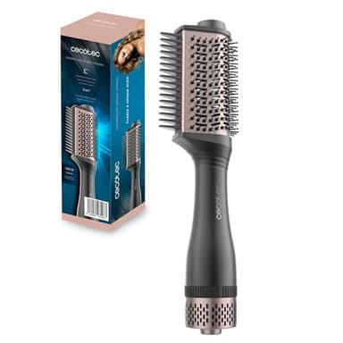 Cecotec Brosse Soufflante Ceramic Care Unique Triangle, Sèche rapide 1200 W, Tête En Céramique, 5en1,Technologie Ionique Anti-Frisottis, Câble Rotatif 360° Pour Un Coiffage Facile Et Professionnel