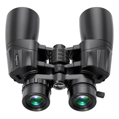 Jumelles Zoom 10-30x50 pour Adultes, Jumelles Haute Puissance pour l'observation des Oiseaux, l'extérieur et Les Concerts avec Un Large Champ de Vision, objectifs BAK4 et FMC de Sogries