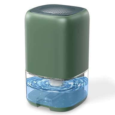 Déshumidificateur d’Air 900ML Silencieux, Déshumidificateur Électrique Économie d'énergie avec Lumière LED Colorée, Arrêt Automatique, Portable pour Salle de Bain, Chambre, Armoire