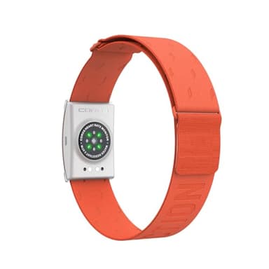 Capteur de Fréquence Cardiaque COROS, Confortable, Facile à Porter, détection Automatique du Port, capteur avancé, Données précises, Bluetooth, 38 Heures d'autonomie - Orange, Habituel