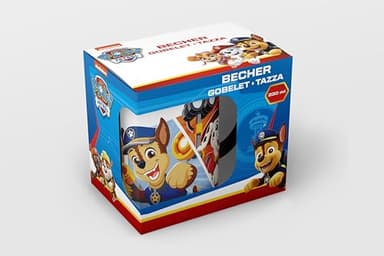 PAW PATROL Tasse en céramique de 230 ml dans un coffret cadeau