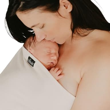 NéoBulle - Écharpe Peau à Peau - Tissu Ultra Doux 100% Coton Bio - Fabriqué en France - Idéal dès la Naissance