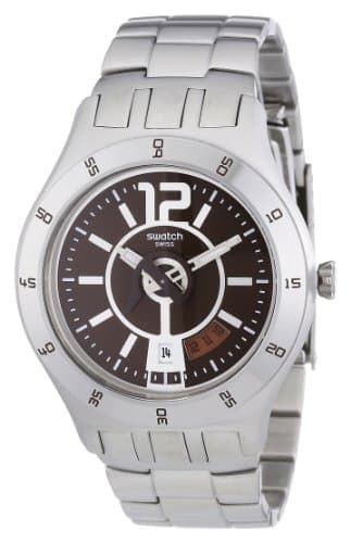 NEUF SWATCH MONTRE HOMME QUARTZ ANALOGIQUE ACIER INOXYDABLE YTS406G