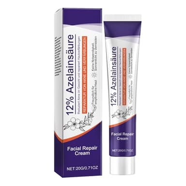 KOAHDE Sérum à l'acide azélaïque 12 % - Anti-boutons et nodules - 20 g - 1 pièce - Soulage l'acné et les rougeurs - Sérum facial à la niacinamide pour réduire les imples