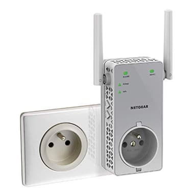 Netgear - AC750 WiFi Range Extender EX3800 - Wi-FI Range Extender - 802.11a b g n AC - Bande Double