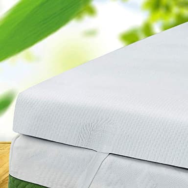 MICAMAMELLAMA Surmatelas en Mousse Haute densité avec Sensation viscoélastique (70x190x6)
