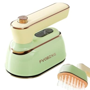 Mini Fer à Repasser Voyage, Fvobzxg 1000W Fer à Repasser de Voyage Portable, 180 Degrés Pliable Mini Fer à Vapeur, Rapide 20s, Machine à Repasser pour Voyage à Domicile