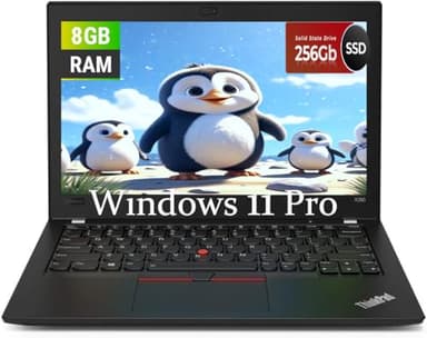 Lenovo Thinkpad X280 Ordinateur Portable Professionnel, écran 12.5" Affichage, Intel Core i5-825U 1.6 GHz, SSD 256 Go, RAM 8 Go, Webcam, Clavier Japonais, Windows 11 Pro (Reconditionné)