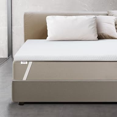 Surmatelas Memoire de forme (70x190cm)-H3 | Topper Correcteur De Matelas 6 cm | Sur-Matelas pour Adulte Ergonomique | Couvre-Matelas Rembourré avec Housse Amovible | Antibactérien & Antifongique
